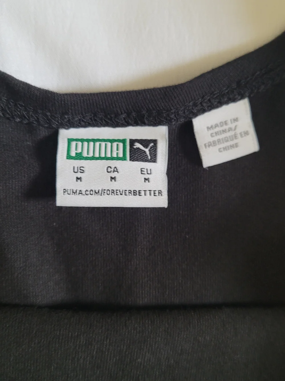 Puma Women’s Black & Pink Sports Crop Top Size M - Picture 6 of 10